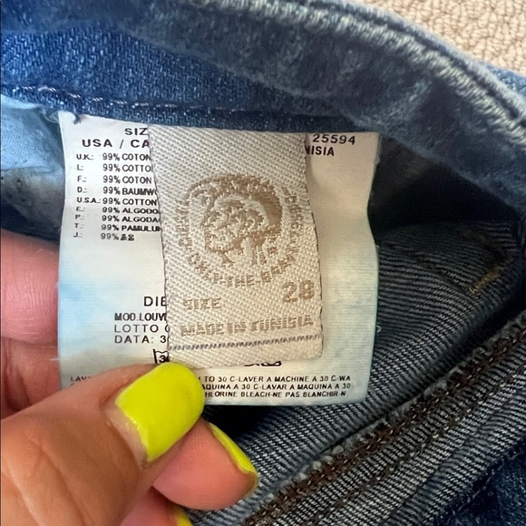 Diesel Louvely Blue Denim Jeans - Picture 6 of 9